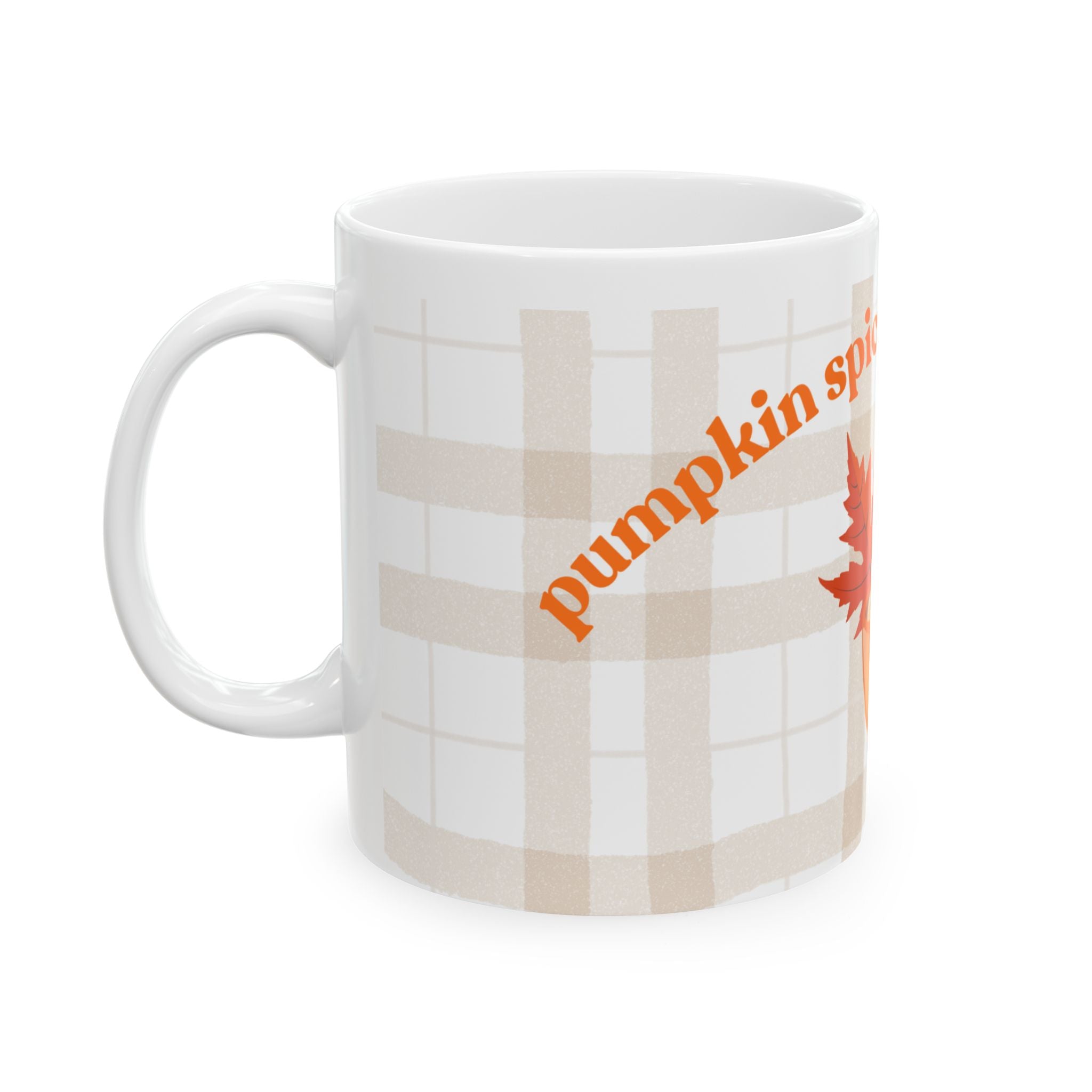 Pumpkin Spice Mug, Cozy Fall Coffee Cup, Autumn Drinkware, Jesus Quotes Ceramic Mug, Harvest Season Tea Mug