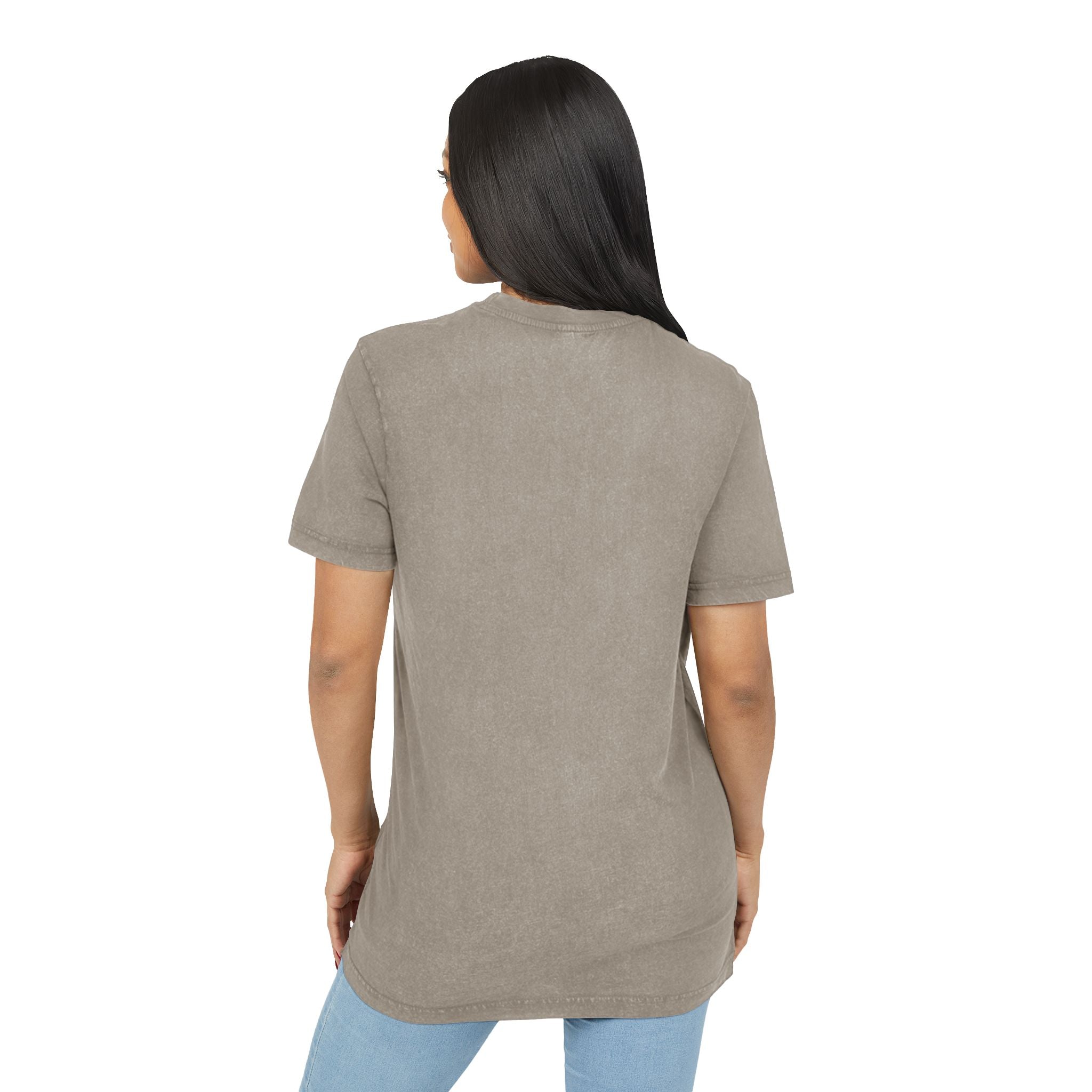 Christmas Festive Tee - Acid Washed Round Neck