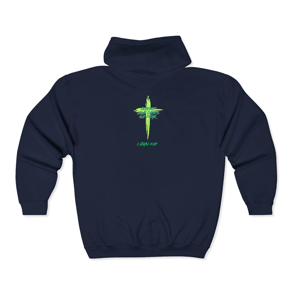 Unisex Full Zip Hooded Sweatshirt, Cozy Zip Hoodie for Daily Wear, Perfect for Gifts, Casual Outings, and Cool Weather