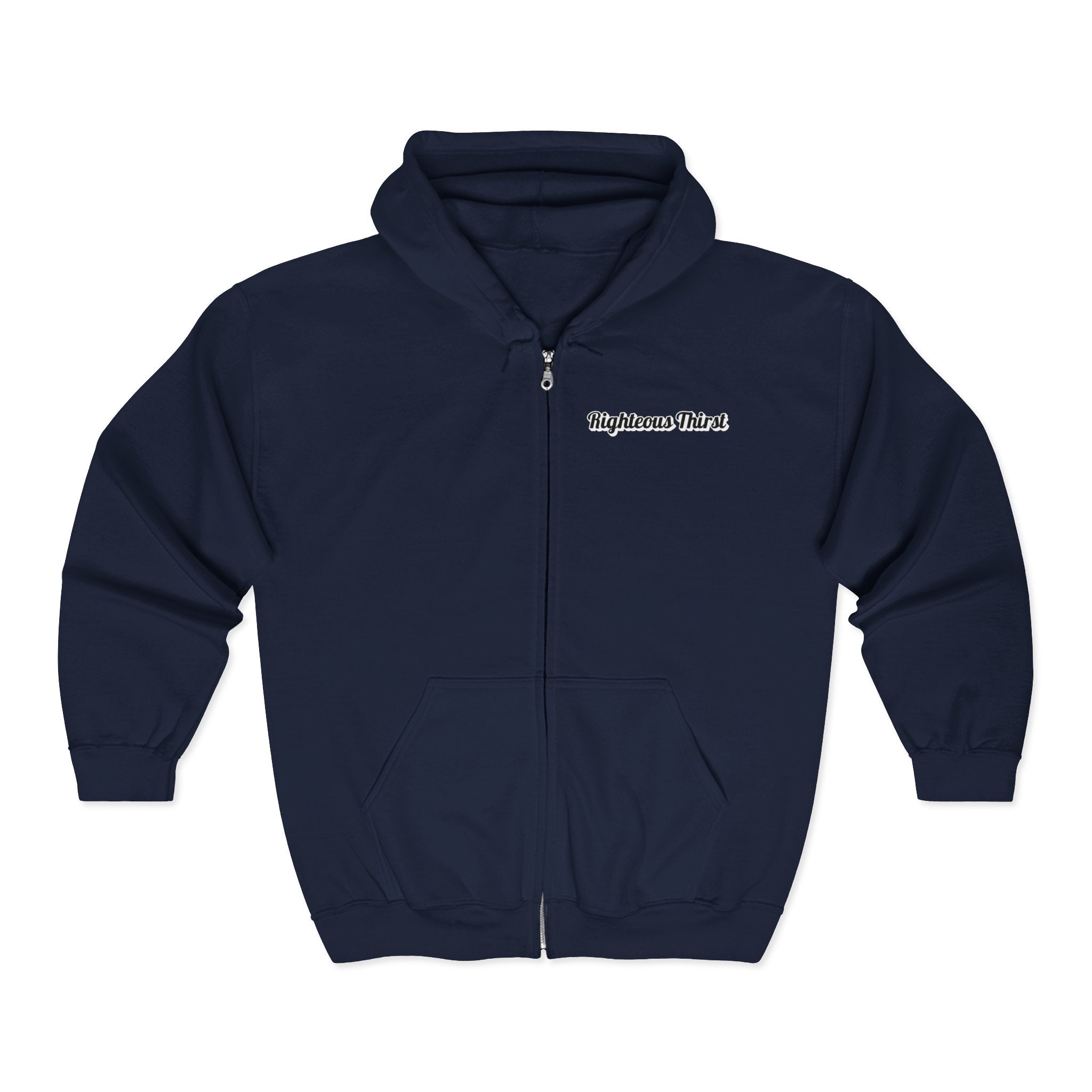 Unisex Full Zip Hooded Sweatshirt, Cozy Zip Hoodie for Daily Wear, Perfect for Gifts, Casual Outings, and Cool Weather