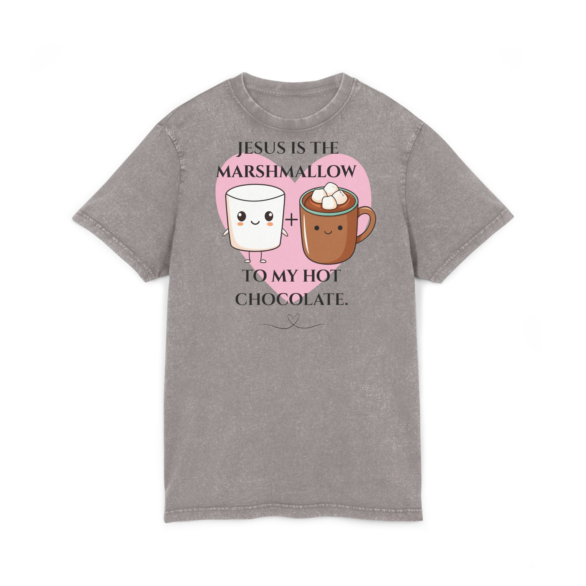 Christmas Festive Tee - Acid Washed Round Neck