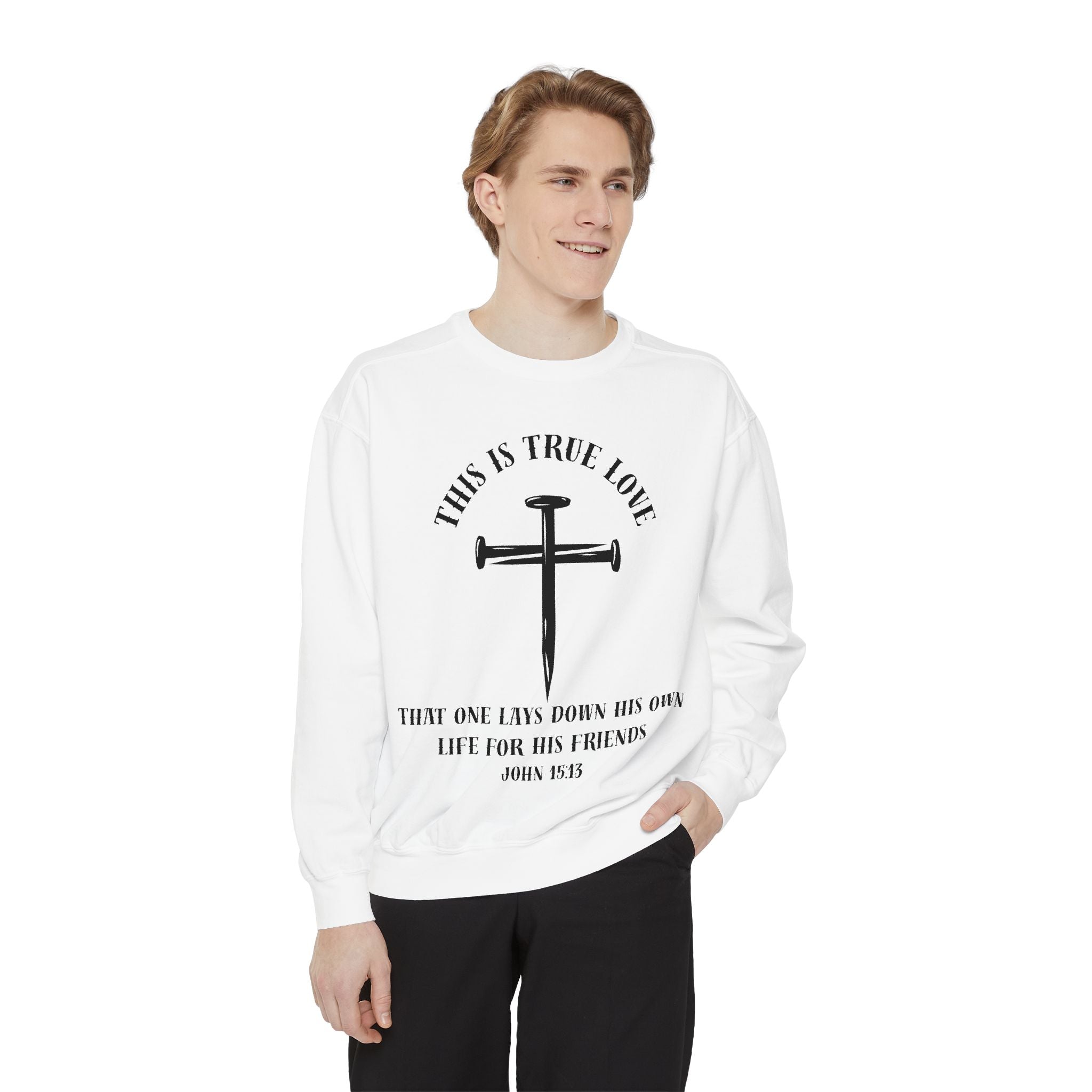 Faith-Inspired Sweatshirt, Christian Apparel, Unisex Gift, Inspirational Clothing, Religious Sweatshirt, Cozy Church Wear