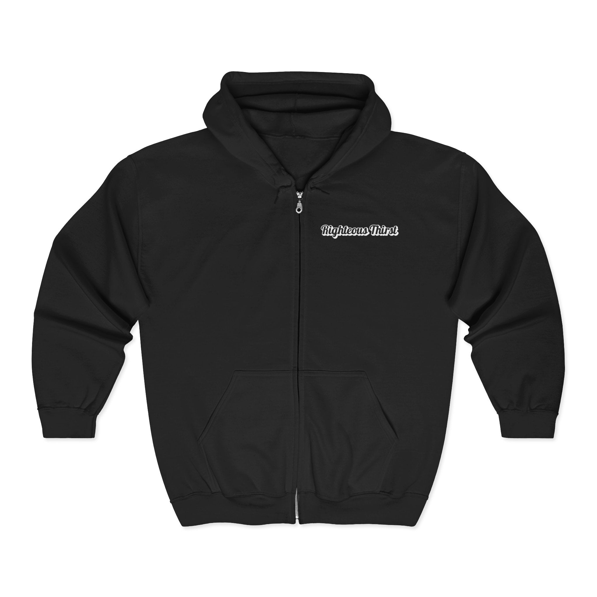 Unisex Full Zip Hooded Sweatshirt, Cozy Zip Hoodie for Daily Wear, Perfect for Gifts, Casual Outings, and Cool Weather