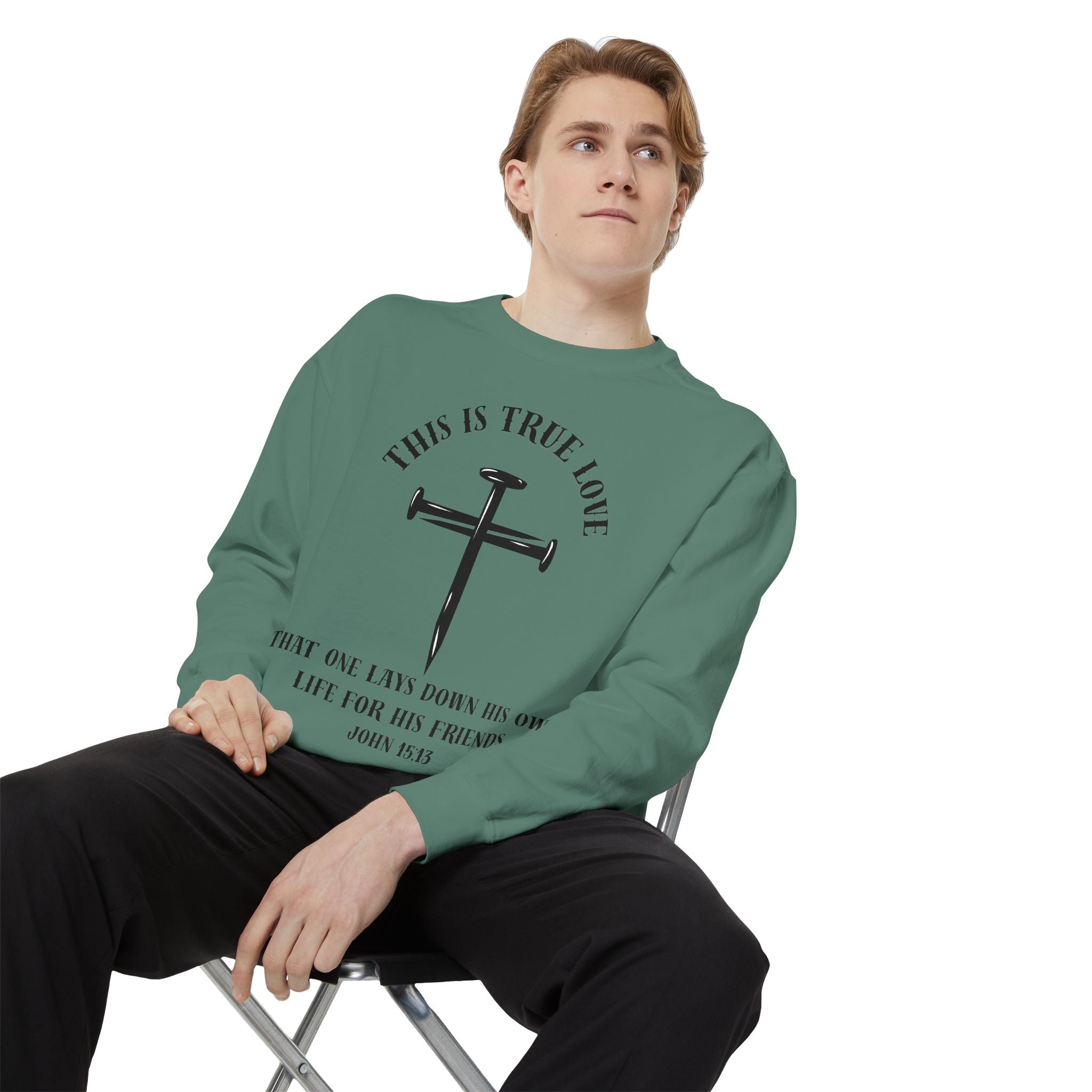 Faith-Inspired Sweatshirt, Christian Apparel, Unisex Gift, Inspirational Clothing, Religious Sweatshirt, Cozy Church Wear