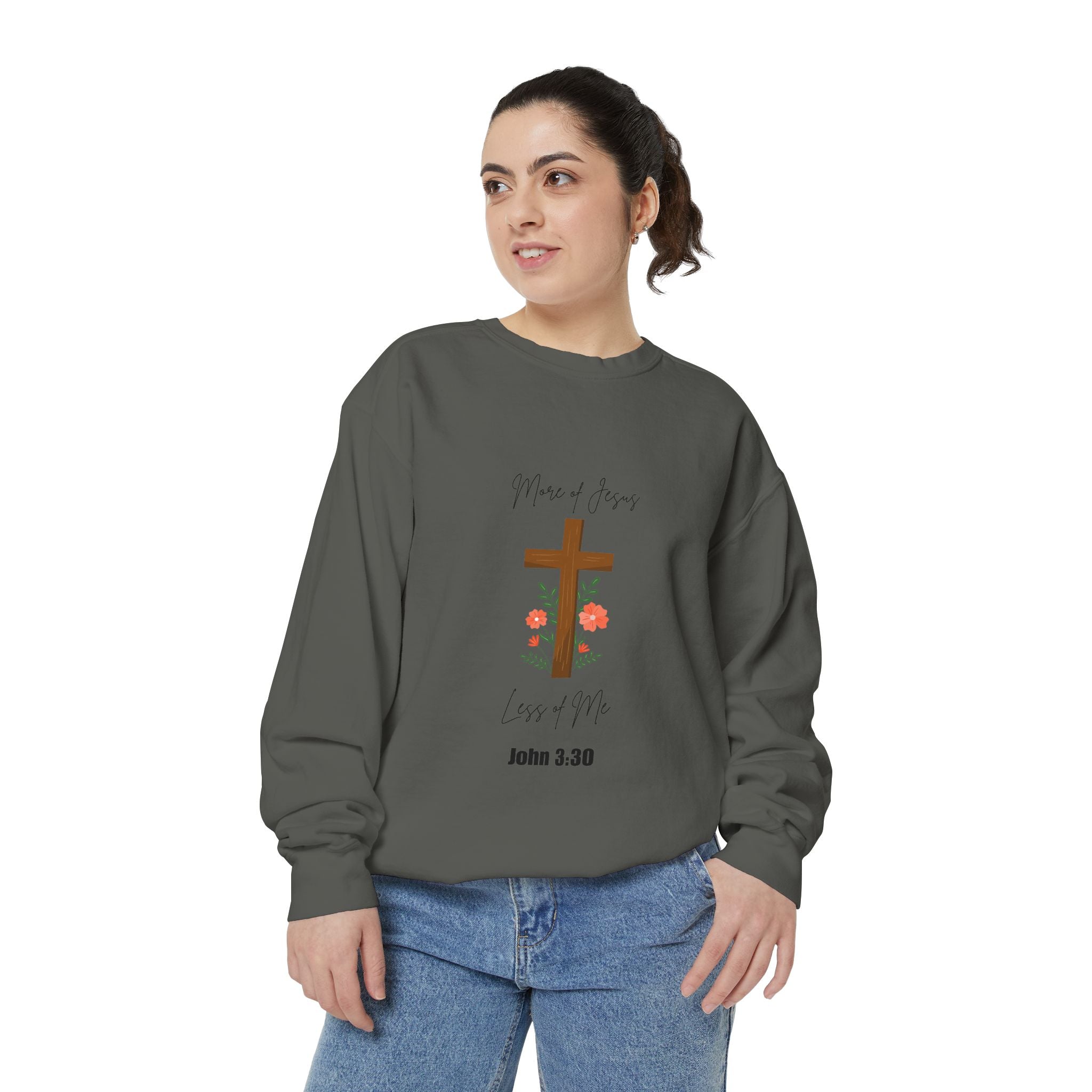 Faith & Love Floral Sweatshirt