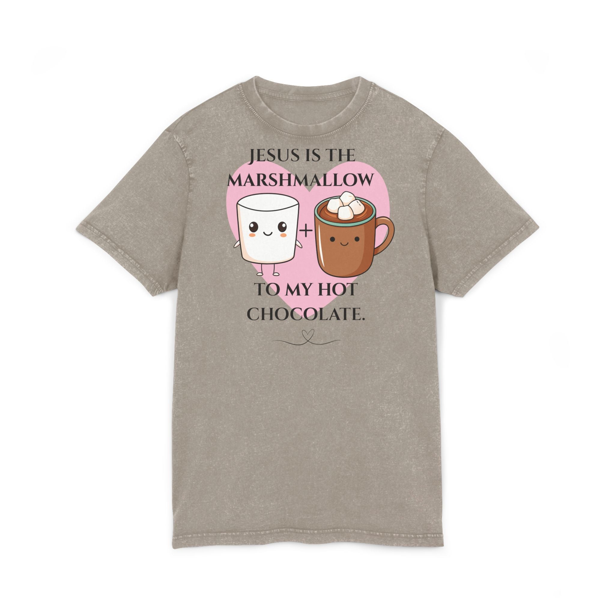 Christmas Festive Tee - Acid Washed Round Neck