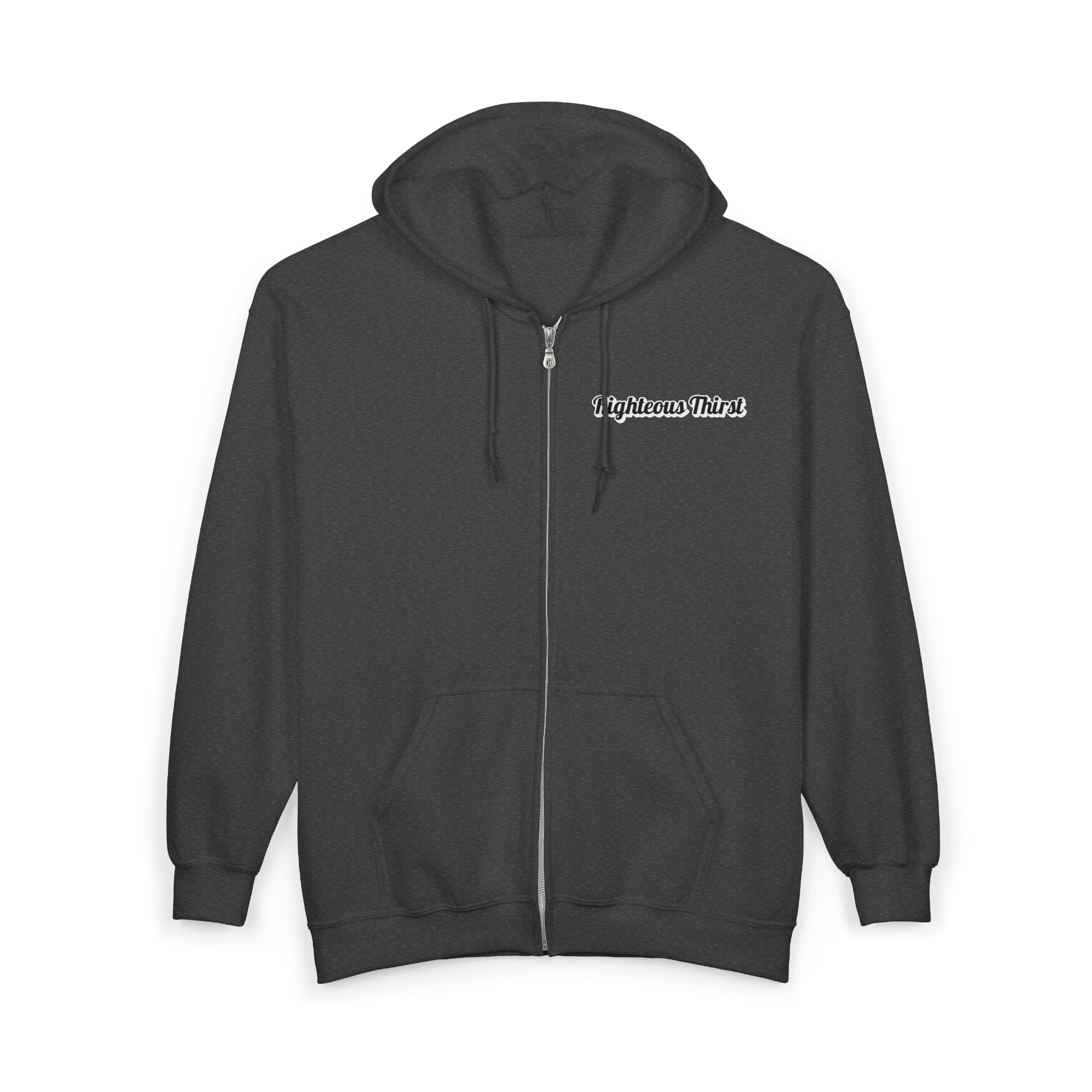 Unisex Full Zip Hooded Sweatshirt, Cozy Zip Hoodie for Daily Wear, Perfect for Gifts, Casual Outings, and Cool Weather