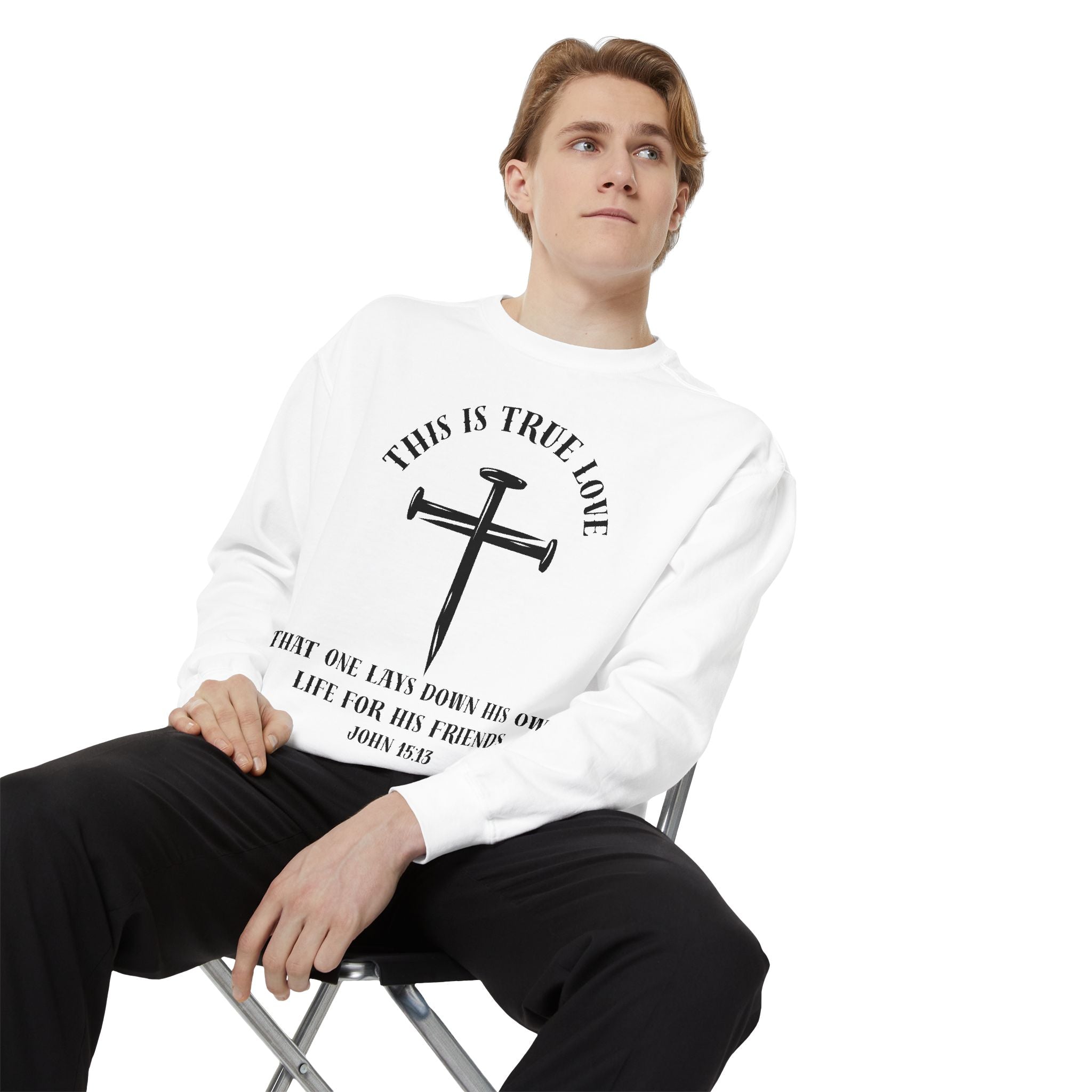 Faith-Inspired Sweatshirt, Christian Apparel, Unisex Gift, Inspirational Clothing, Religious Sweatshirt, Cozy Church Wear