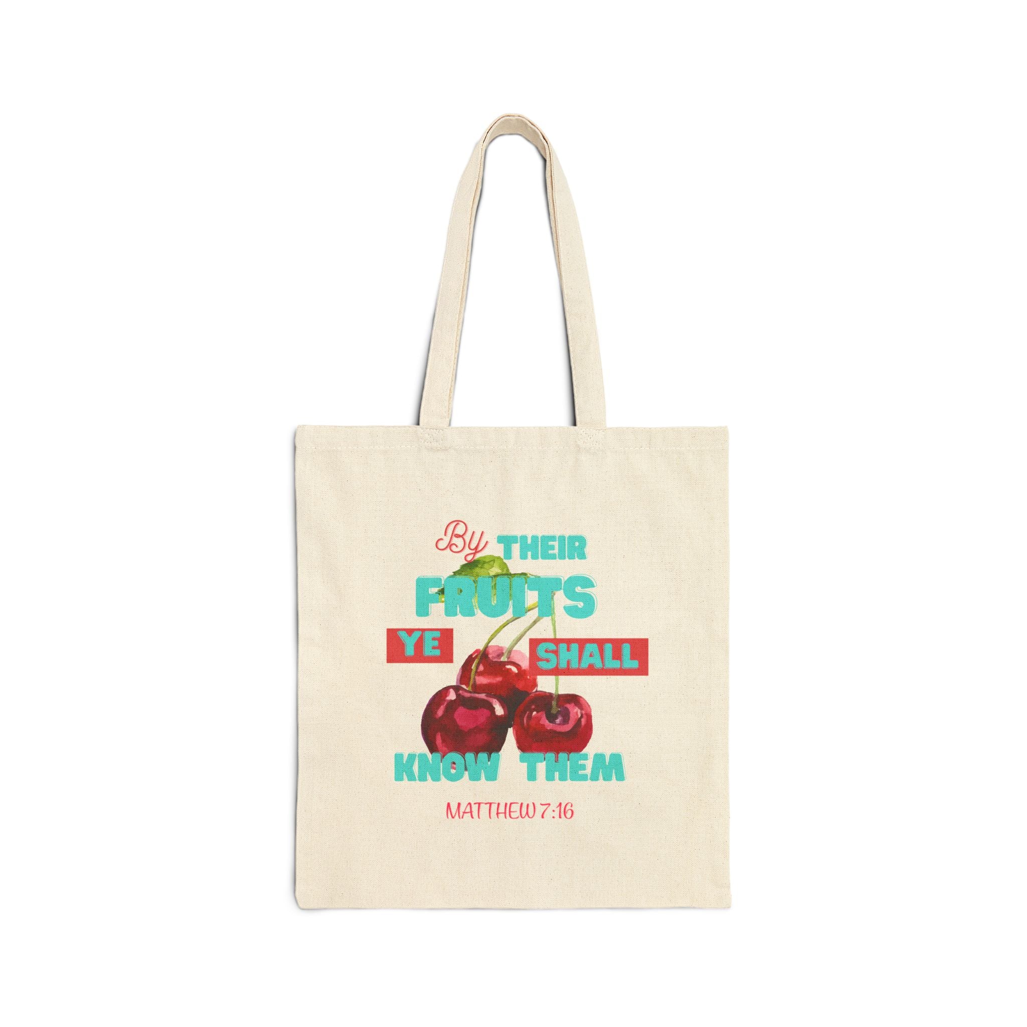 Cotton Canvas Tote Bag
